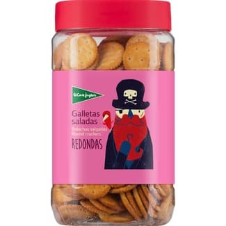 Galletas saladas redondas bote 350 g -