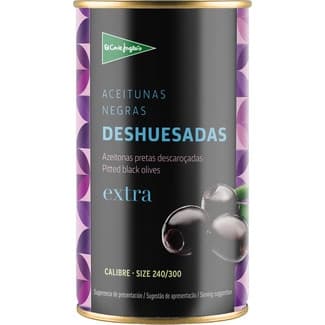 Aceitunas negras deshuesadas Extra lata 150 g neto escurrido -