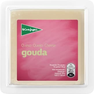 Queso gouda tierno de vaca elaborado con leche pasteurizada pieza 300 g -