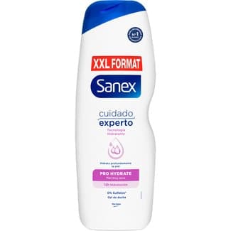 Gel de baño Pro Hydrate con prebiótico natural 0% sulfatos botella 850 ml piel muy seca -