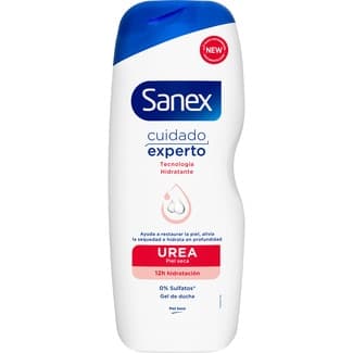 Gel de baño Urea hidratación 0% sulfatos botella 600 ml para piel seca -
