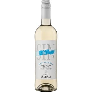 Vino blanco sauvignon blanc bajo en alochol botella 75 cl -
