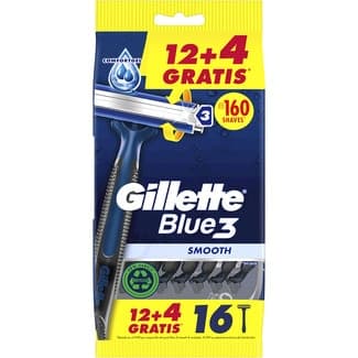 Blue 3 maquinillas de afeitar desechables bolsa 12 unidades -