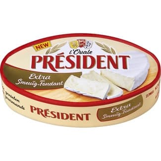L´ovale queso francés de vaca de pasta blanda elaborado con leche pasteurizada caja 200 g -