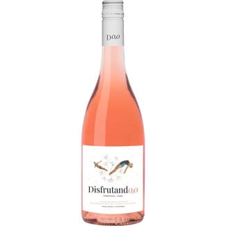 0,0 vino rosado tempranillo syrah botella 75 cl -