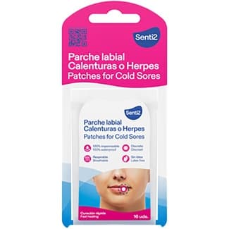 Parche labial para claenturas o herpes blister 16 unidades -