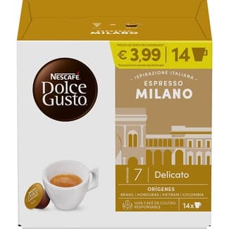 Café Espresso Milano de intensidad 7 estuche 14 cápsulas -