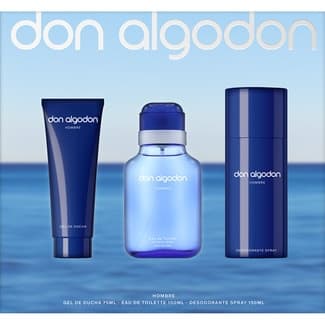 Set tripack con eau de toilette masculina 100 ml + loción corporal 200 ml + desodorante spray 150 ml -