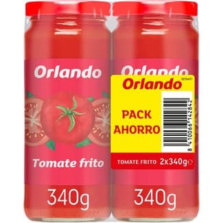 Tomate frito sin gluten pack 2 frasco 340 g -