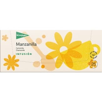 Infusión de manzanilla estuche 25 bolsitas -