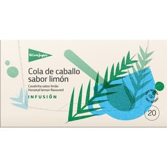 Infusión de cola de caballo con sabor a limón estuche 20 bolsitas -