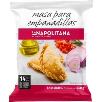 Masa para empanadillas grandes pack 12 unidades bolsa 420 g -