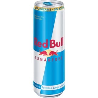 Bebida energética Sugar Free con cafeína, taurina, vitamina B y agua de los Alpes lata 47,30 cl -
