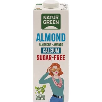 Bebida de almendra con calcio, sin azúcar y 100% vegetal brik 1 l -
