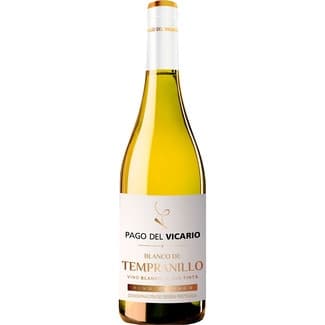 Vino blanco de uva tinta tempranillo Vino de Pago botella 75 cl -