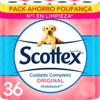 Papel higiénico Cuidado Completo Original 2 capas paquete 36 unidades -