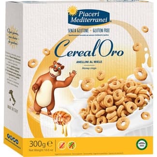 Cereal Oro anillos de cereal a la miel sin gluten y sin aceite de palma envase 300 g -