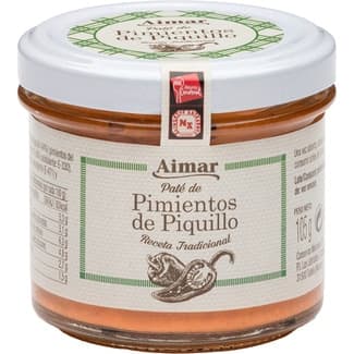 Paté de pimientos del piquillo frasco 105 g -