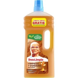 Limpiador multiusos para madera Limpieza + Cuidado con aceite de piel de naranja botella 1,3 l -
