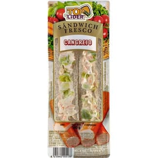 Sandwich de cangrejo envase 180 g -