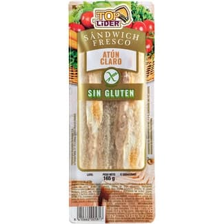 Sandwich de atún claro sin gluten unidad 165 g -