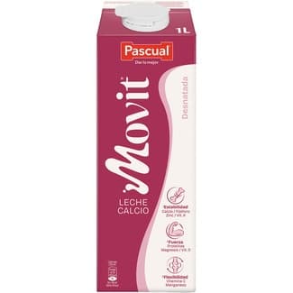 Movit leche desnatada con calcio brik 1 l -