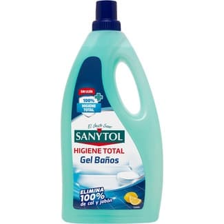 Limpiador de baño desinfectante en gel limón botella 1,2 l -