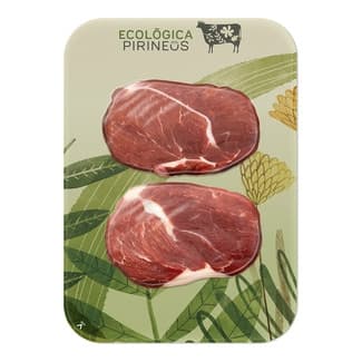 Medallón de vacuno ecológico peso aproximado bandeja 300 g -