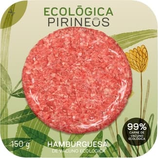 Hamburguesa de vacuno ecológico 1 bandeja 150 g -