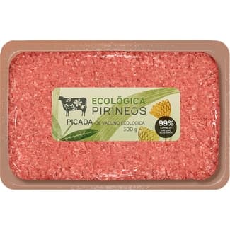 Picada de vacuno ecológico bandeja 300 g -