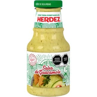 Salsa guacamole botella 240 g -