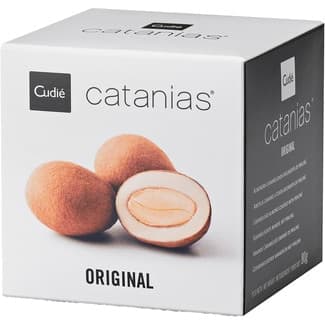 Catanias Original almendras caramelizadas recubiertas de praliné estuche 80 g -