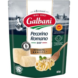 Queso italiano rallado Pecorino Romano DOP envase 60 g -