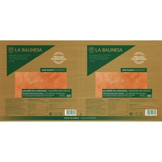 Salmón ahumado en lonchas tradición escocesa pack 2 x 80 g envase 160 g -