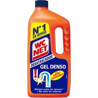 Desatascador de tuberías bloqueadas Gel Denso botella 1 l -