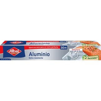 Papel de aluminio reforzado rollo 30 m -