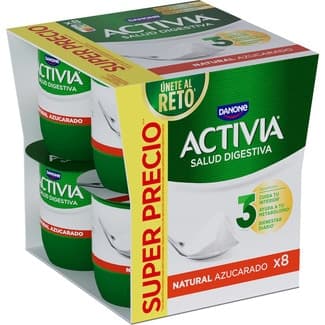 Bífidus natural azucarado pack 8 unidades 120 g pack ahorro -