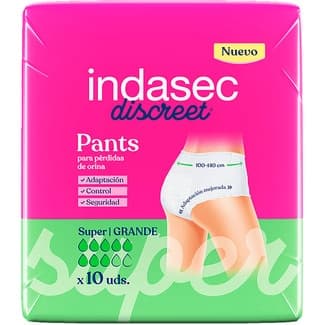 Discreet Pant braguita de incontinencia súper talla grande paquete 10 unidades -