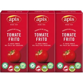 Tomate frito sin gluten pack 3 envase 215 g -