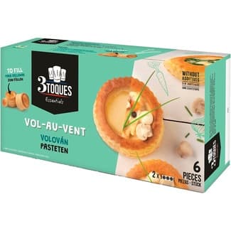 Volovanes 6 unidades estuche 150 g -