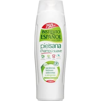 Champú suave piel sana uso frecuente botella 750 ml sin parabenos -