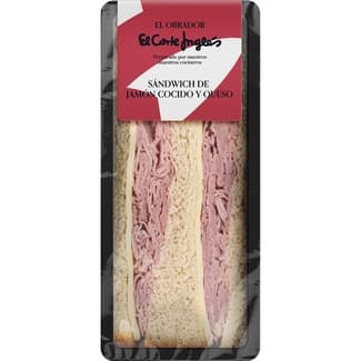 Sandwich de jamón y queso pieza 180 g -