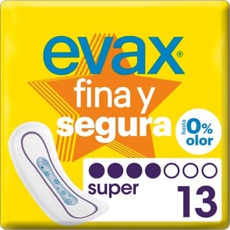 Fina y Segura compresa sin alas maxi bolsa 13 unidades -