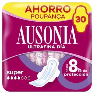 Compresa con alas súper bolsa 26 unidades -