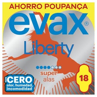 Liberty compresa con alas caja 18 unidades -