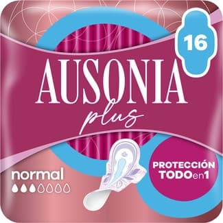 Ultrafina Plus compresa con alas Protección Todo en 1 normal bolsa 16 unidades -