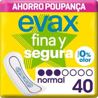 Fina y Segura compresa sin alas normal bolsa 40 unidades -