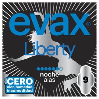 Liberty compresa con alas noche caja 9 unidades -