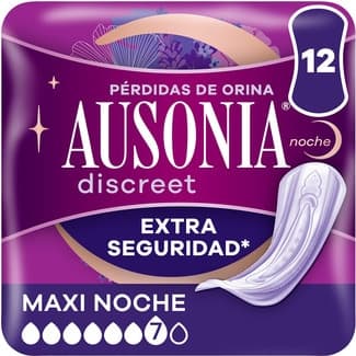 Compresa para pérdidas de orina maxi día y noche bolsa 12 unidades -