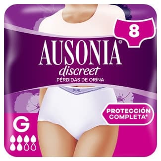 Braguita de incontinencia Pant plus talla grande bolsa 8 unidades -